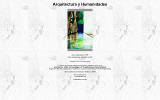 Arquitectura y Humanidades