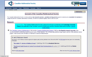 Canadian Mathematical Society Notes