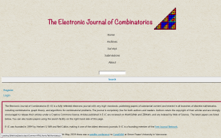 Electronic Journal of Combinatorics