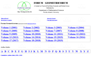 Forum Geometricorum