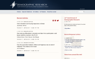 Demographic Research