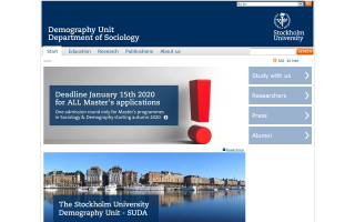 Stockholm Research Reports in Demography